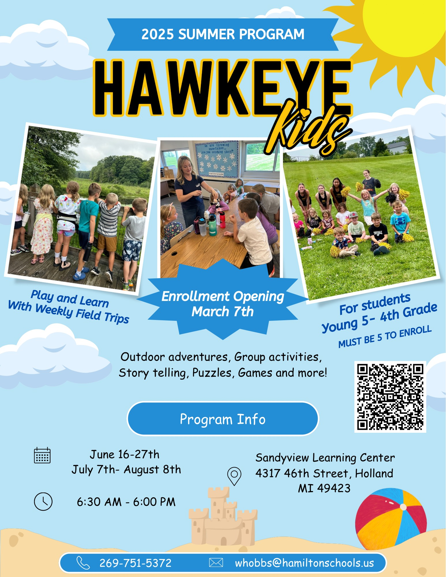 Hawkeye Kids Summer Program 2025