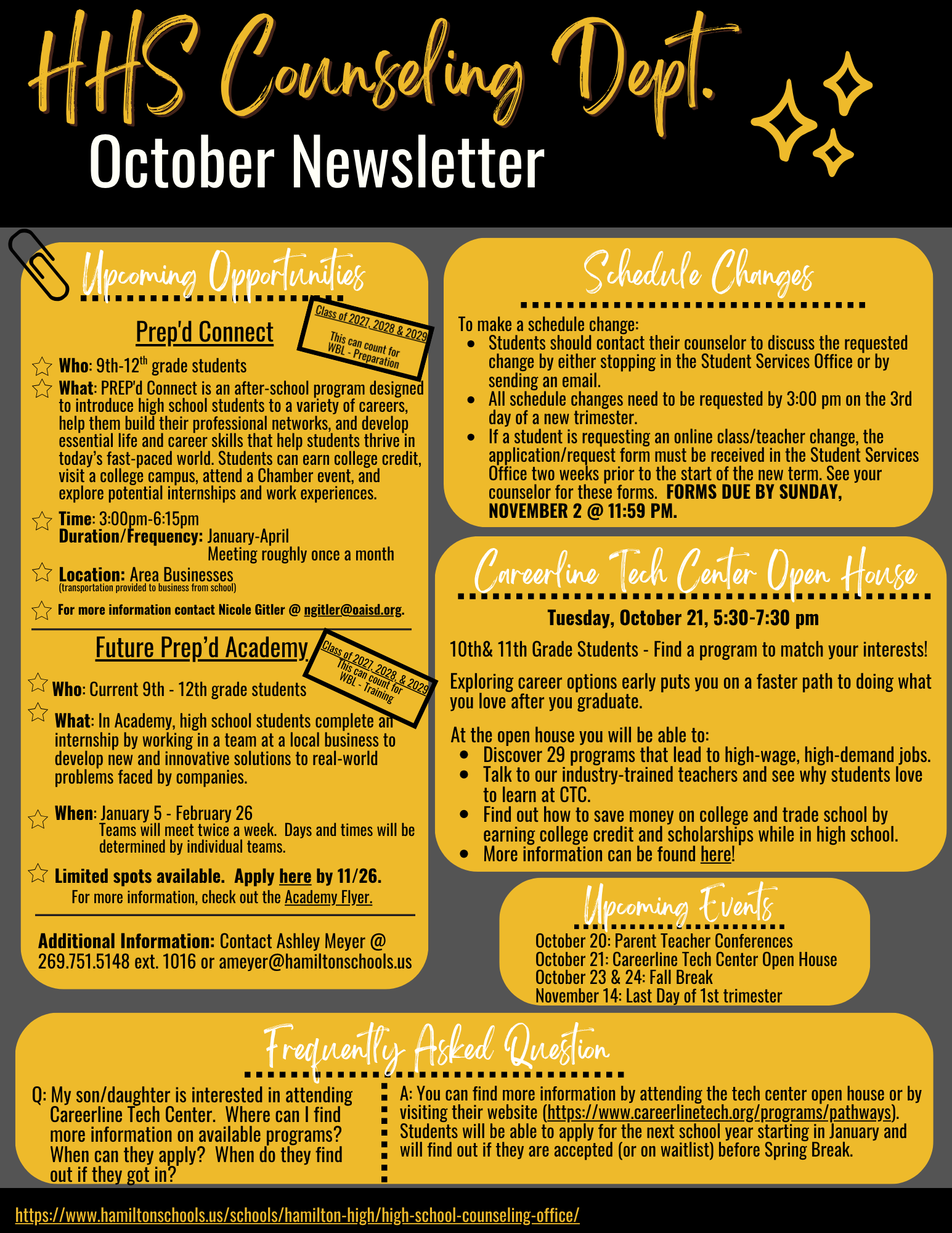 October Newsletter